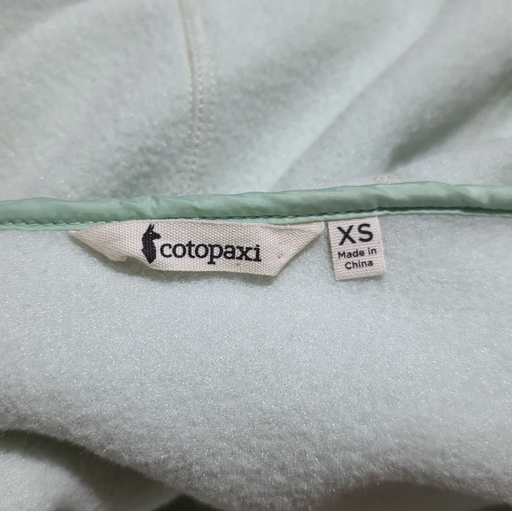 Cotopaxi Teca Fleece Hooded Half-Zip Jacket in Stone's Throw Size XS - Picture 4 of 4